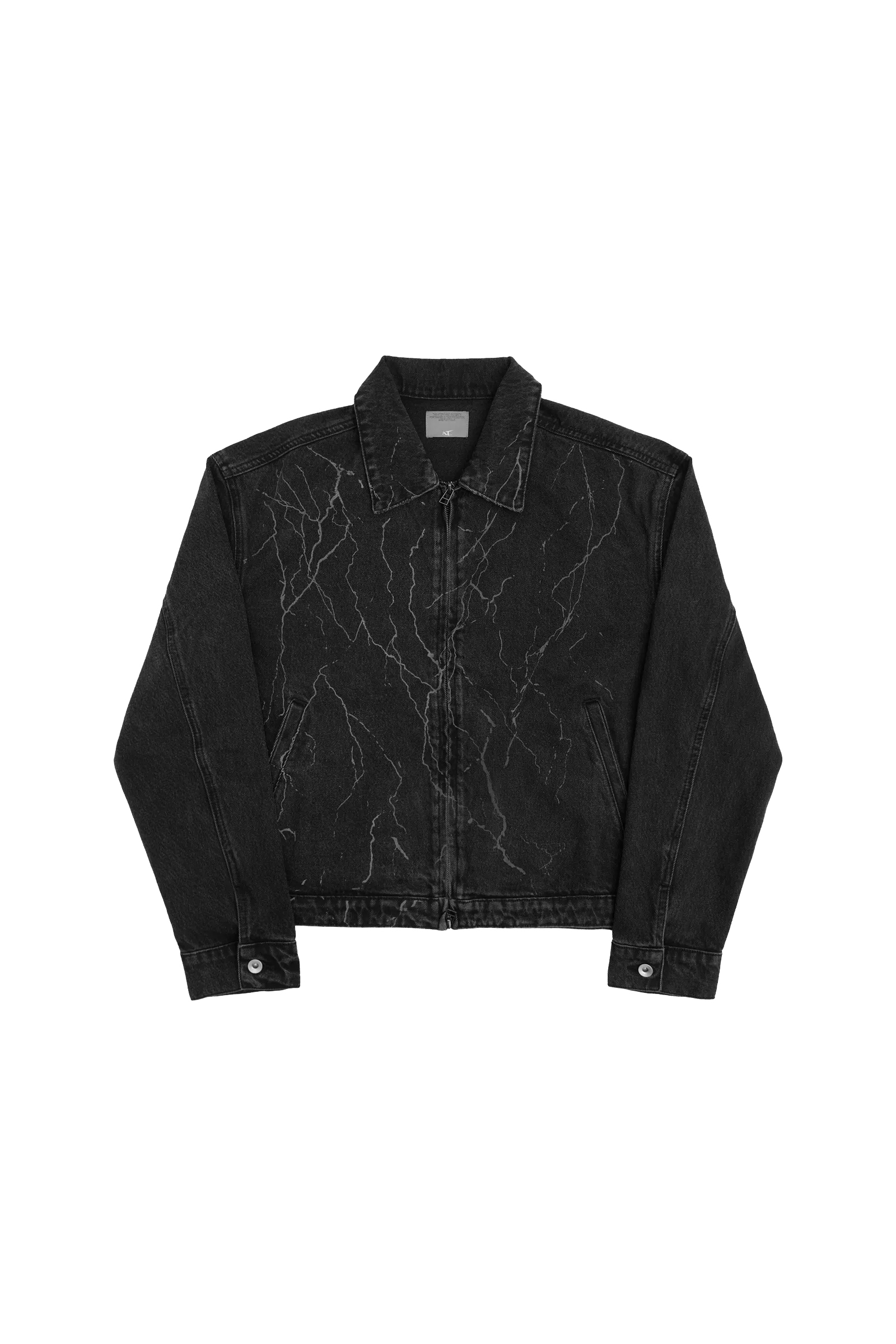 【車庫服飾】Anonymous Talking F25-J01 Zip-Up Denim Jacket