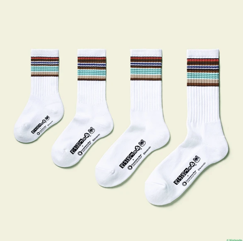 動物森友會 x familymart socks