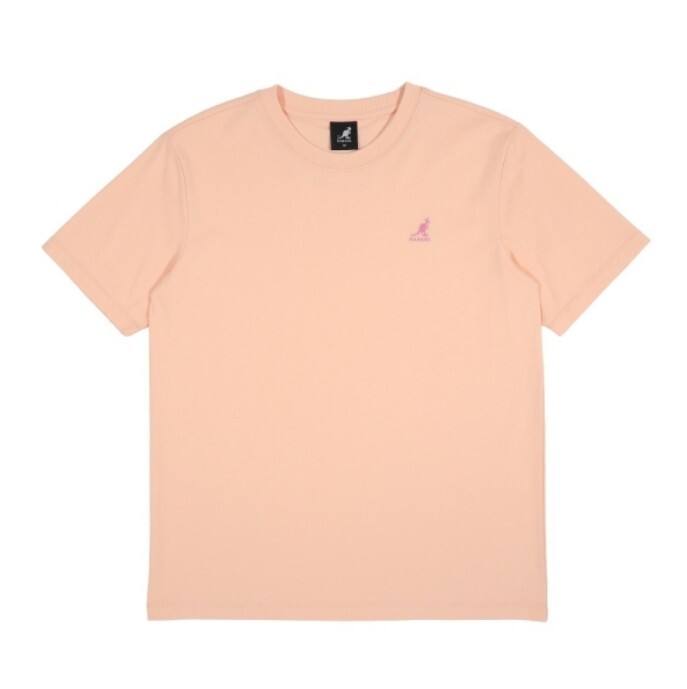 KANGOL 短T 粉色 經典 繡花T 短袖 上衣 女 6522100841