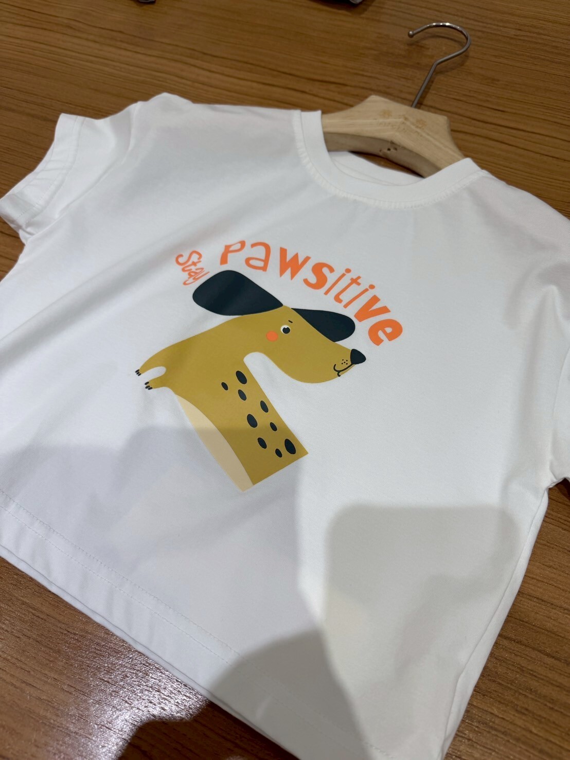 2904斑點狗狗白色上衣