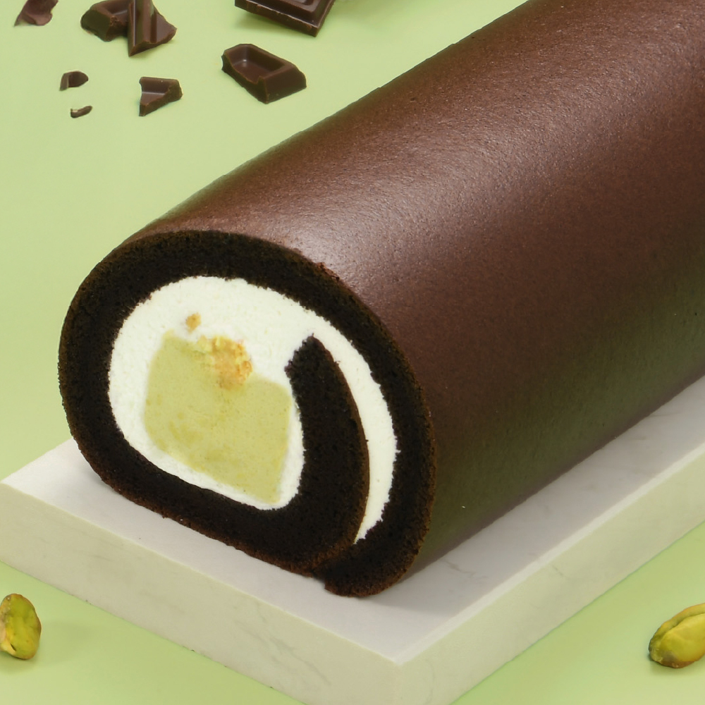 【美安限定】亞尼克生乳捲-黑皮開心果