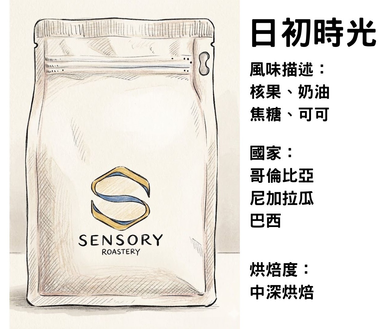 日初時光｜配方豆｜中深焙