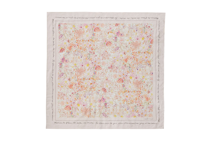 fog linen work - ISABELLE BOINOT 圍巾 / 粉紅