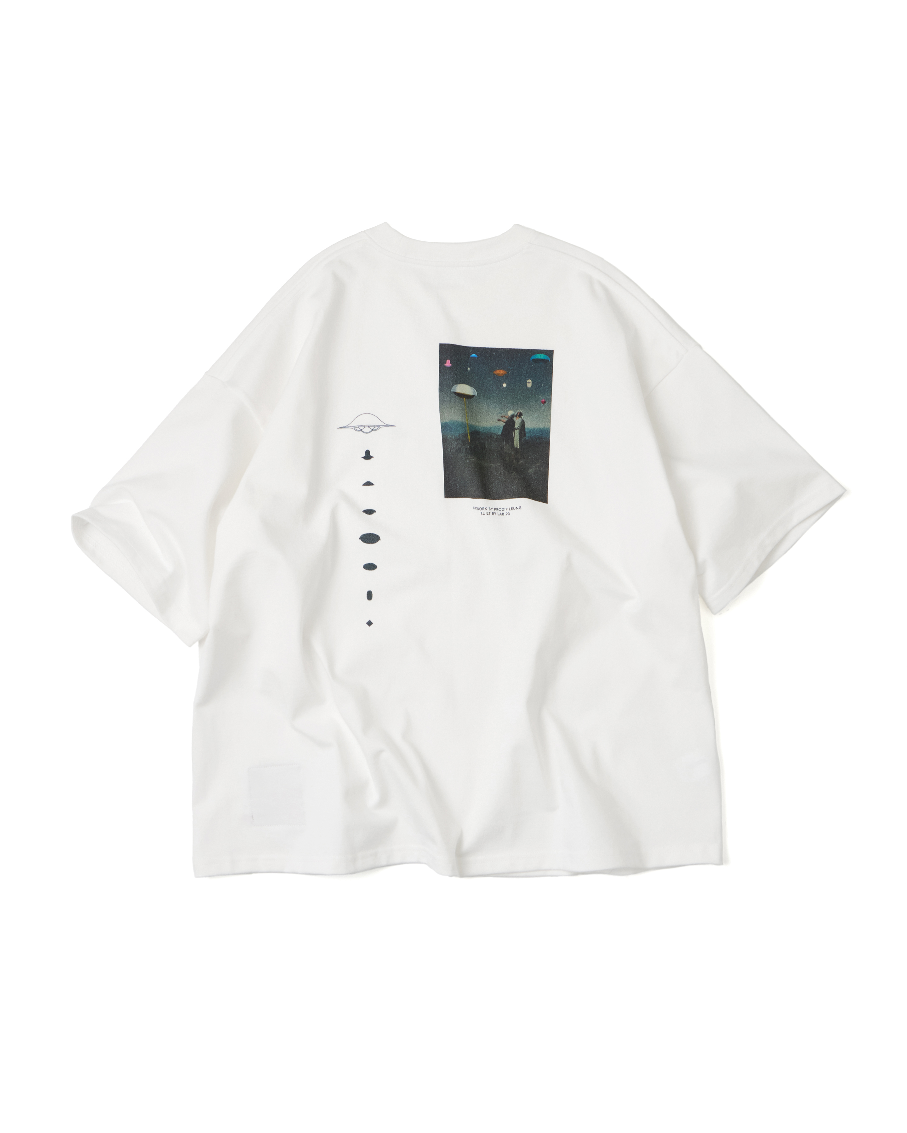 GOOPiMADE Prodip Leung - “UFO” Limited Logo Tee - White