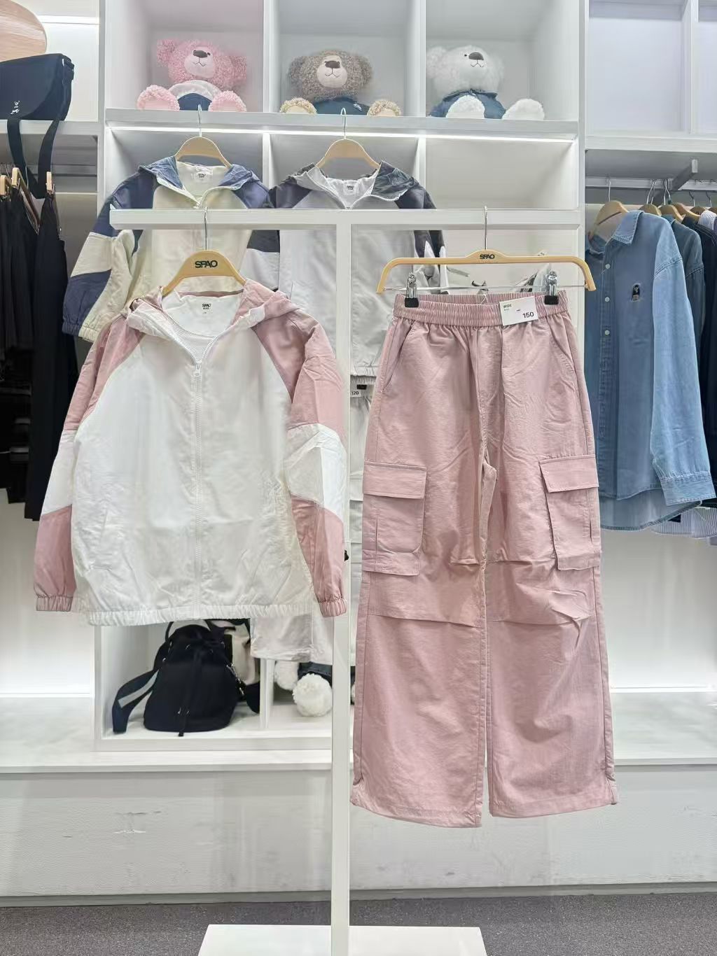 韓國代購 SPAO 兒童工裝褲SPJJG37G02