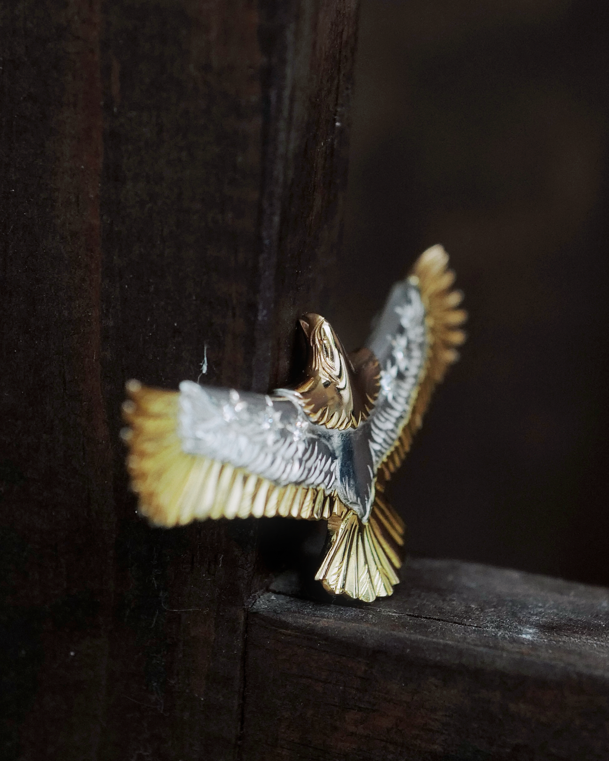 玫瑰金間金鷹Eg-02 w/ diamond x6*