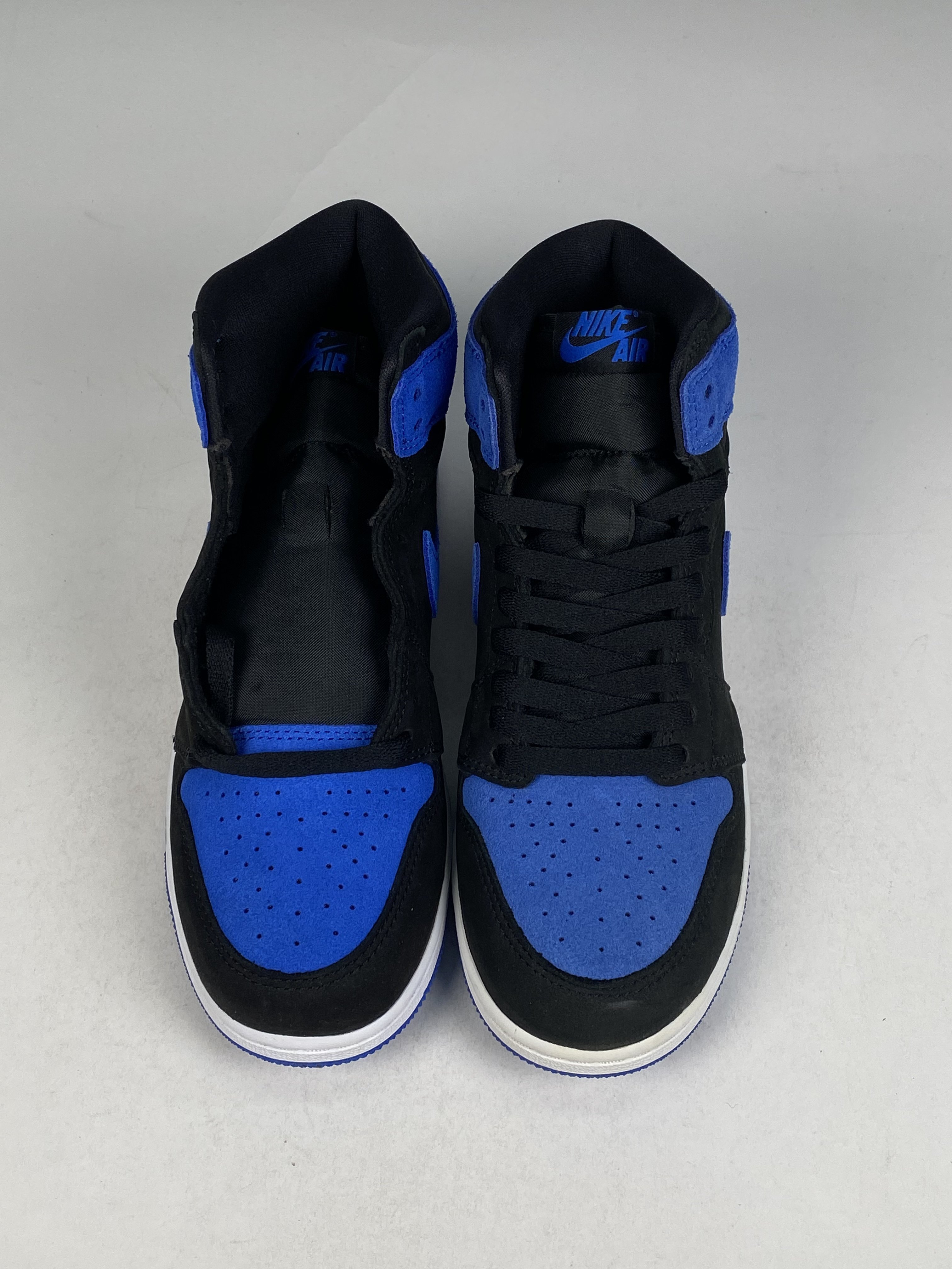 兩腳鞋面色差 FD1437-042 6.5Y Air Jordan 1 Retro High OG "Royal Reimagined" GS 皇家藍 麂皮 女款 大童