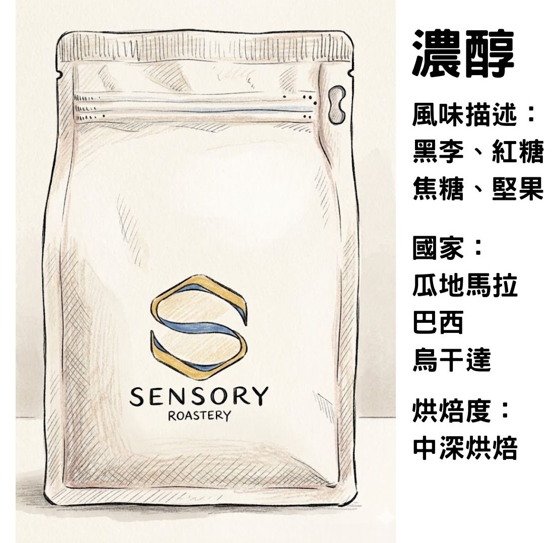 濃醇｜配方豆｜中深焙