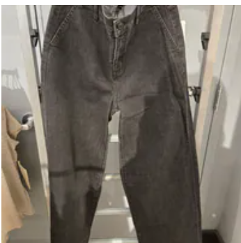 [S] DKNY BLACK HIGH RISE TAILORED TROUSER 31 INCH INSEAM, DJ5G4072-I8D (SD1874)