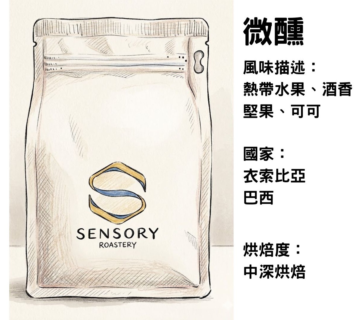 微醺｜配方豆｜中深焙