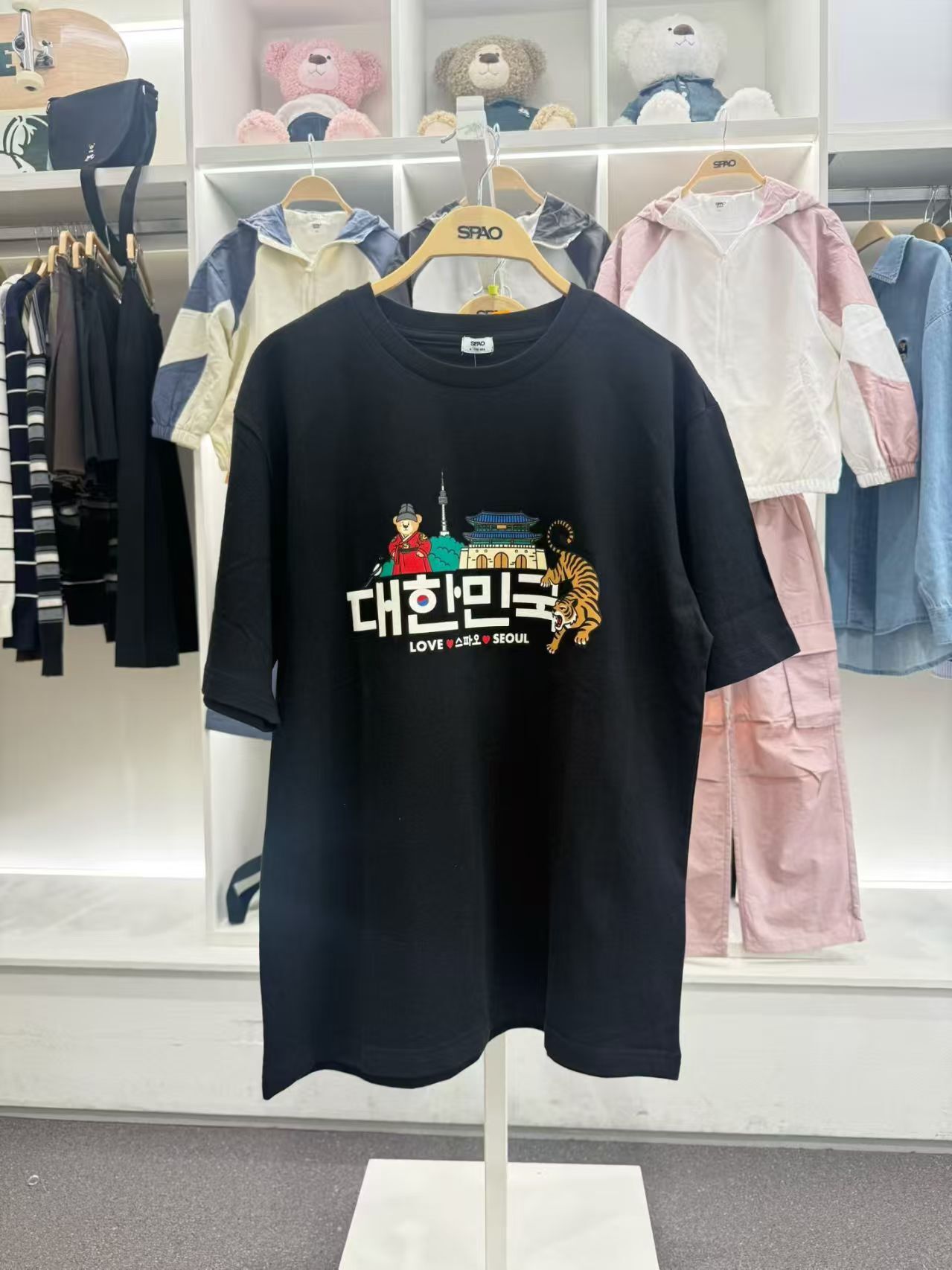 韓國代購 SPAO 小熊在韓國旅遊SP313