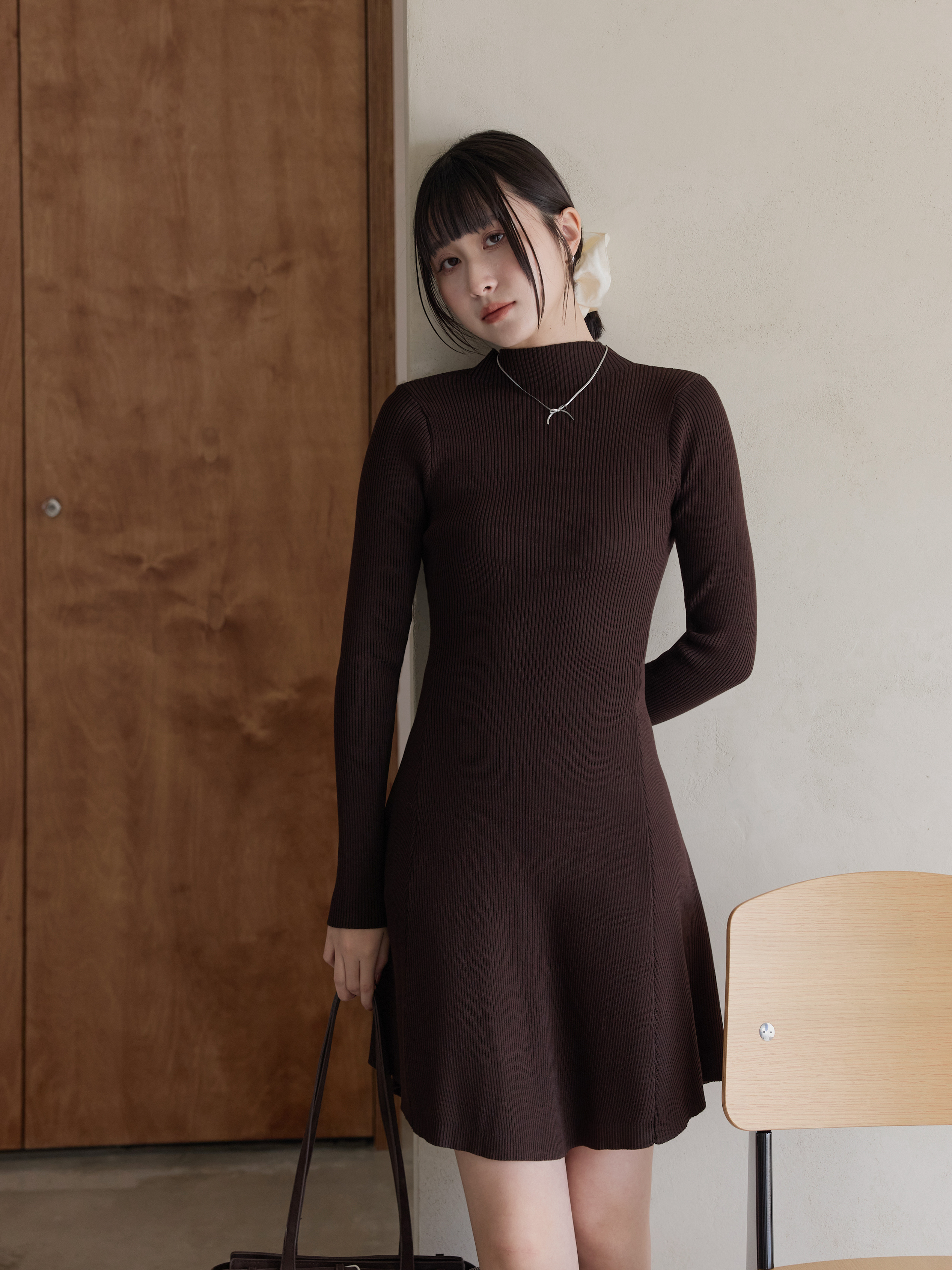 細緻迷你蝴蝶結項鍊