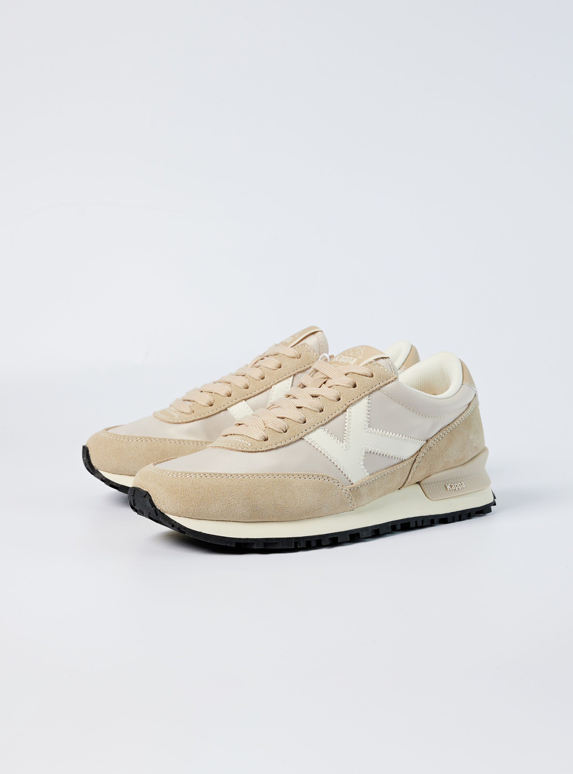 女款 街頭復古休閒運動鞋 (米棕)