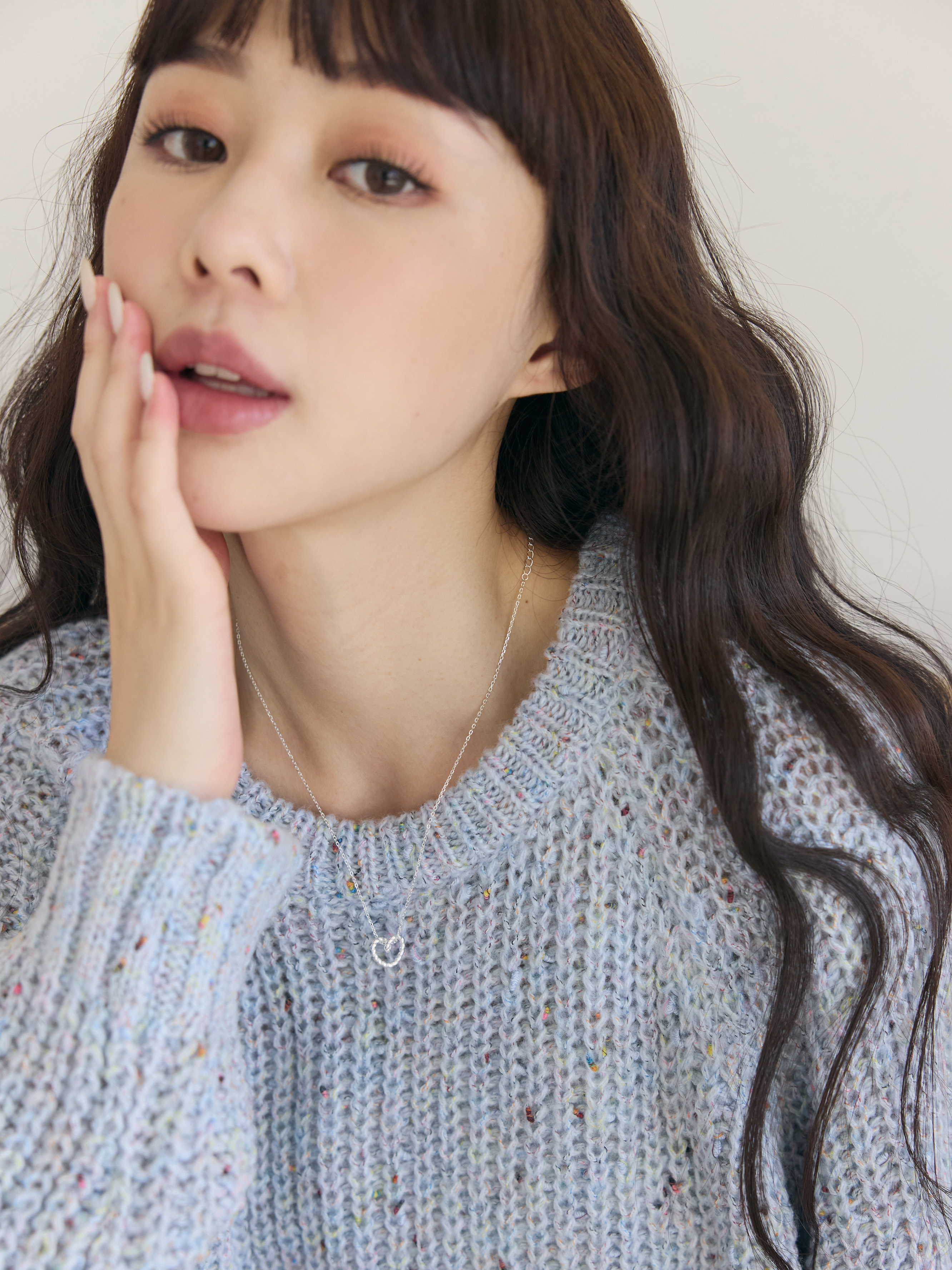 925 Sterling Silver Twisted Heart Necklace