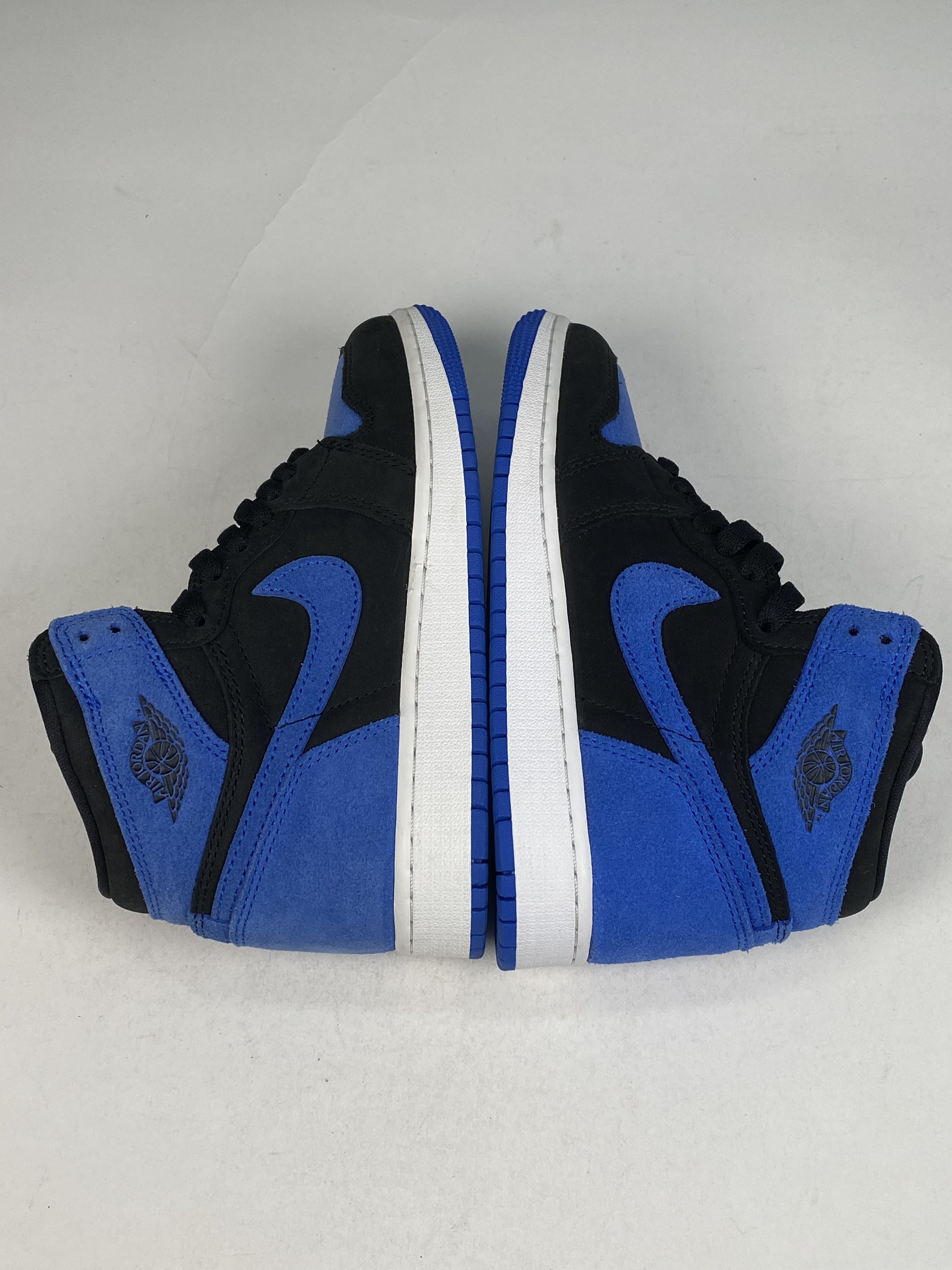 兩腳色差 FD1437-042 4Y Air Jordan 1 Retro High OG "Royal Reimagined" GS 皇家藍 麂皮 女款 大童