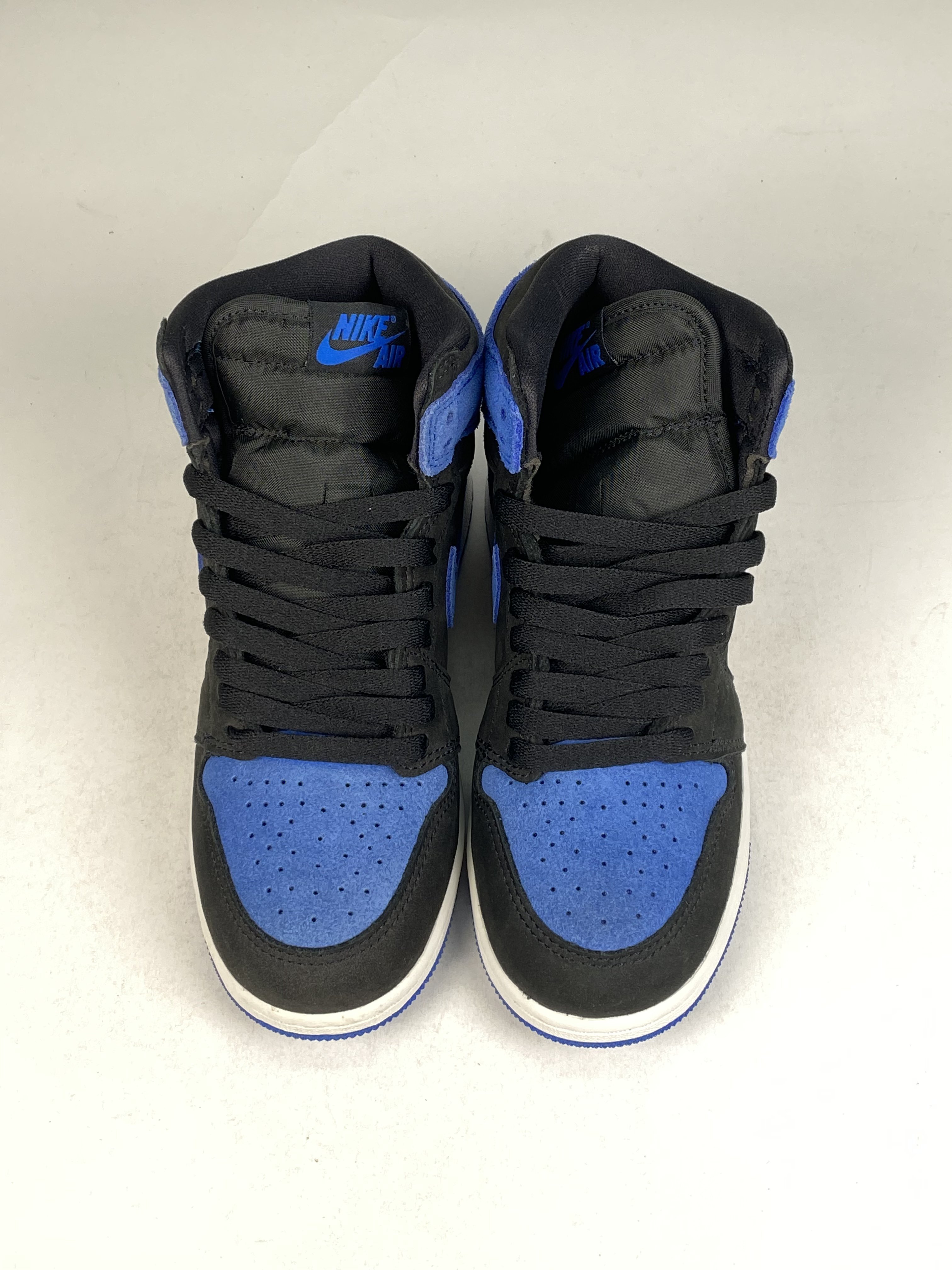 兩腳色差 FD1437-042 4Y Air Jordan 1 Retro High OG "Royal Reimagined" GS 皇家藍 麂皮 女款 大童
