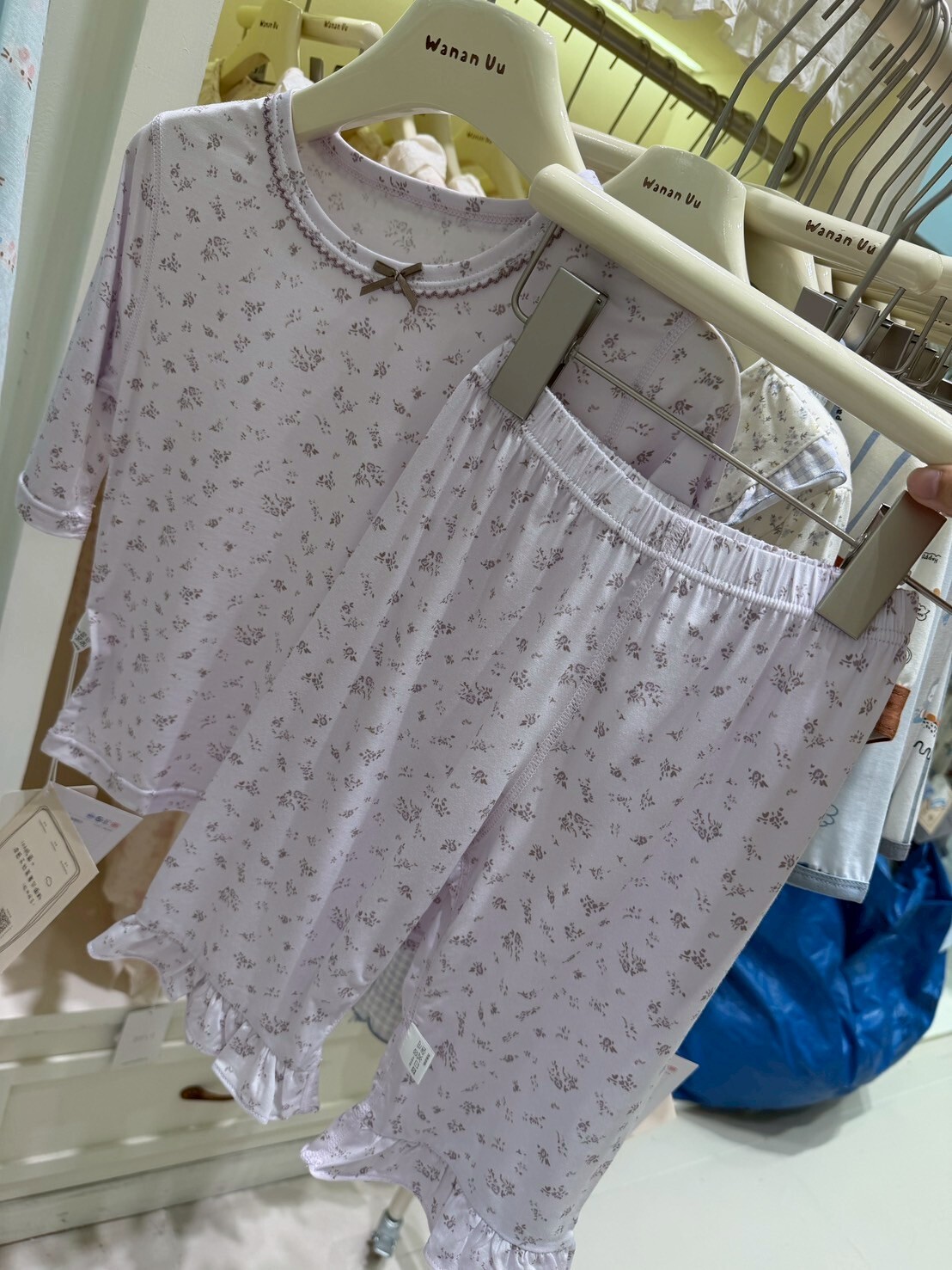 S8717 花卉童睡衣