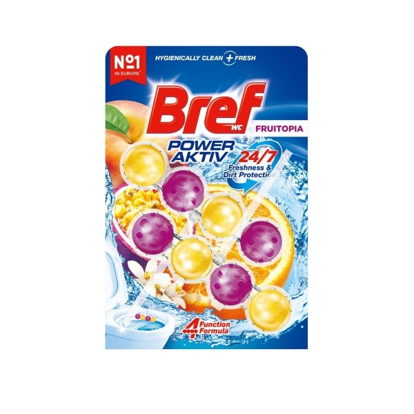 【Bref妙力】懸掛式馬桶清潔球限量版 -蜜桃百香