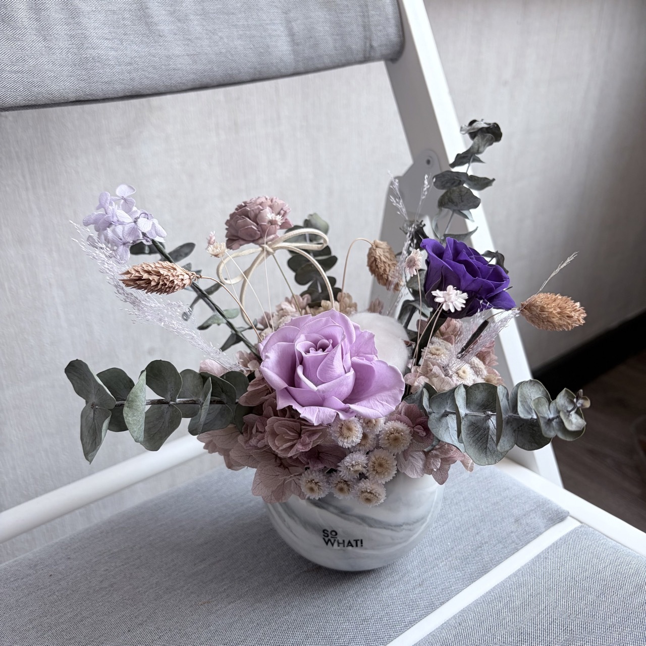 月光紫・永生盆花・日本永生玫瑰・可宅配（外縣市限本島)