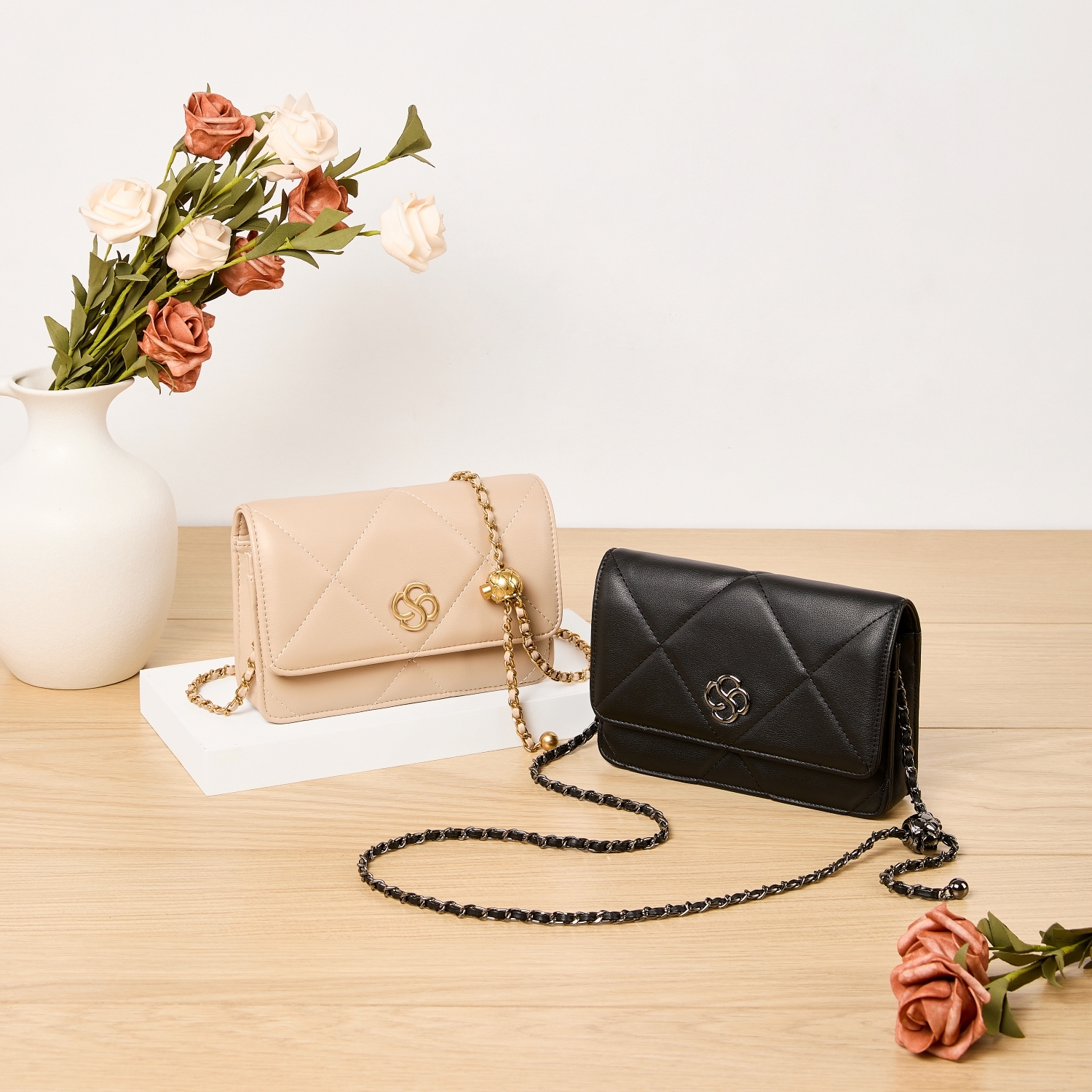 STEVANIE Alyssa 金球鏈條WOC包