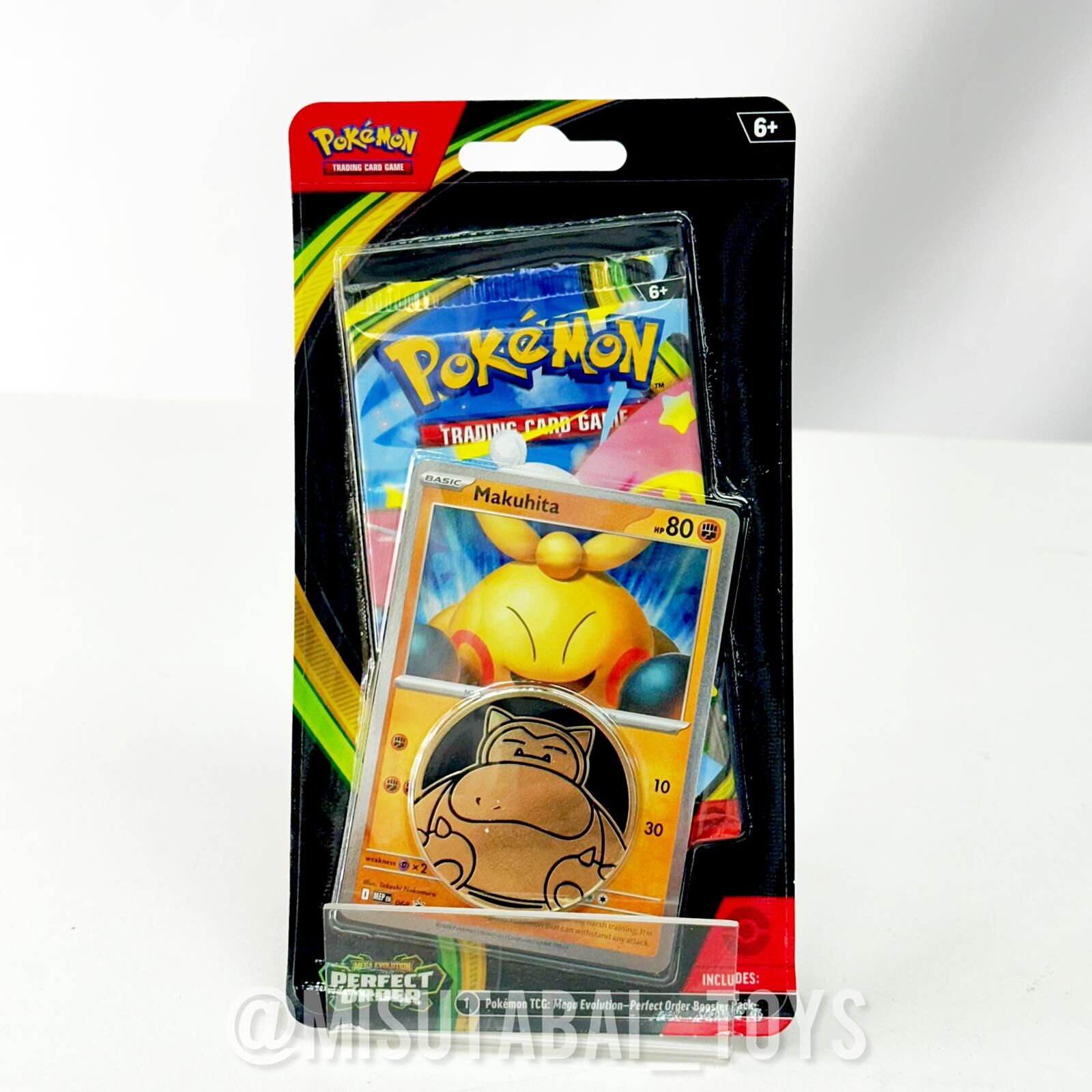 Pokémon TCG Mega Evolution Perfect Order Booster Pack with Promo Card & Pokemon Coin