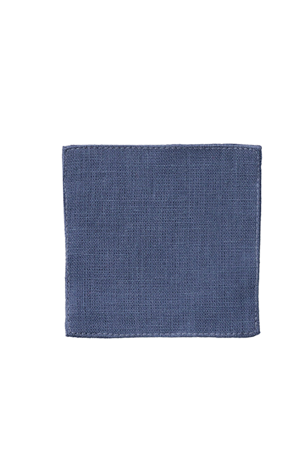 fog linen work  -亞麻杯墊／煙藍