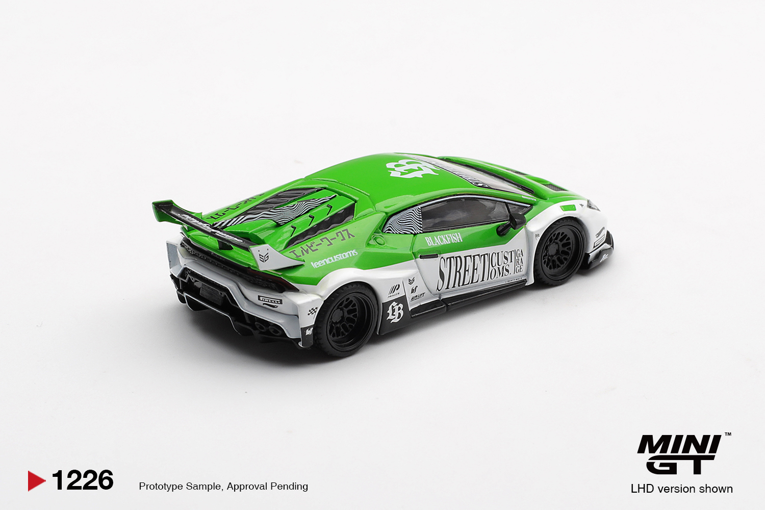預訂:1/64 MINI GT LB★WORKS Lamborghini Huracán GT   STREET CUSTOMS (MGT01226-L)