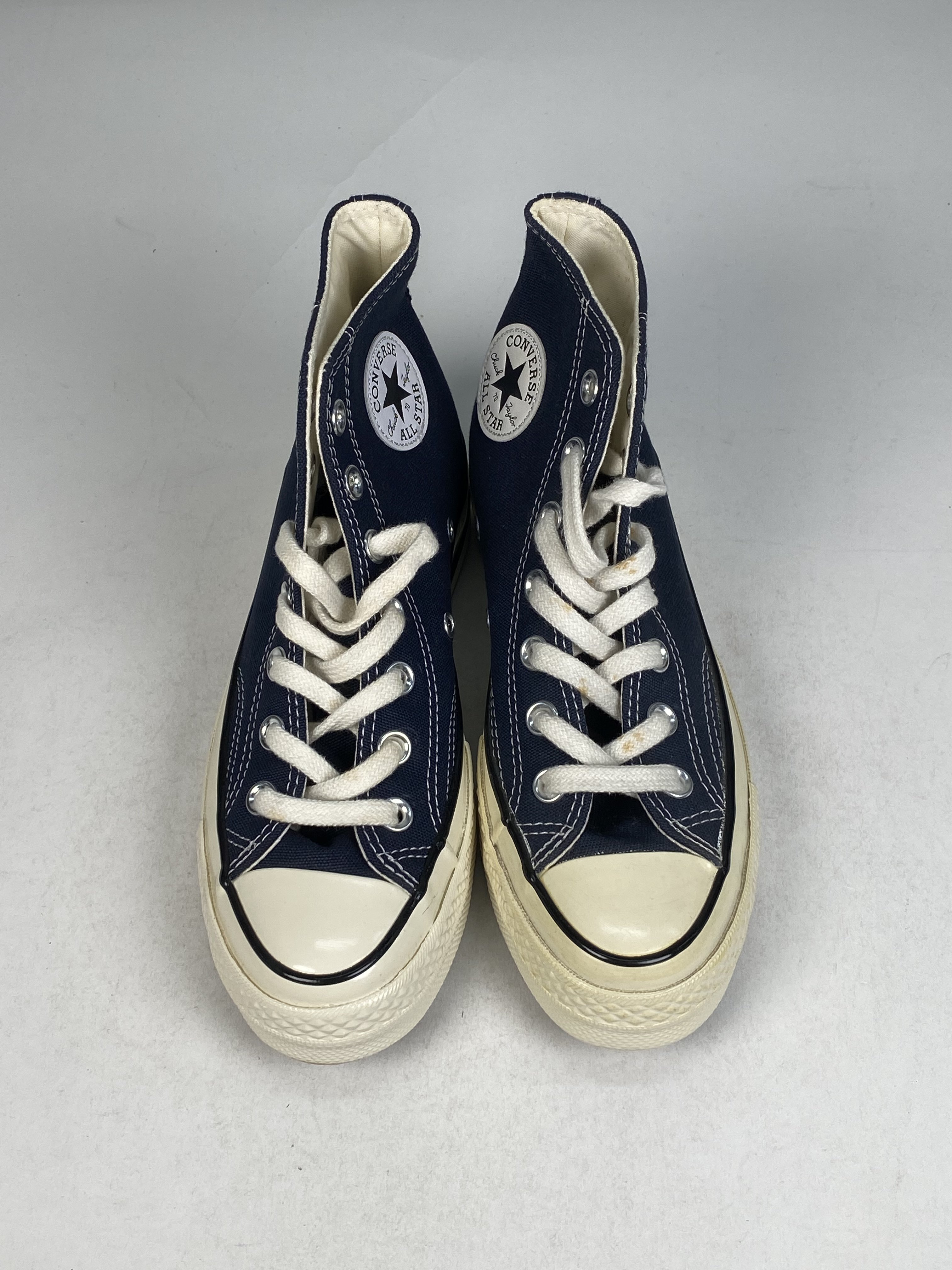 兩腳鞋帶染色、色差&內襯黃斑 164945C M3.5 CONVERSE Chuck Taylor Allstar 70 Hi 高筒 深藍 1970s 帆布 經典 復古