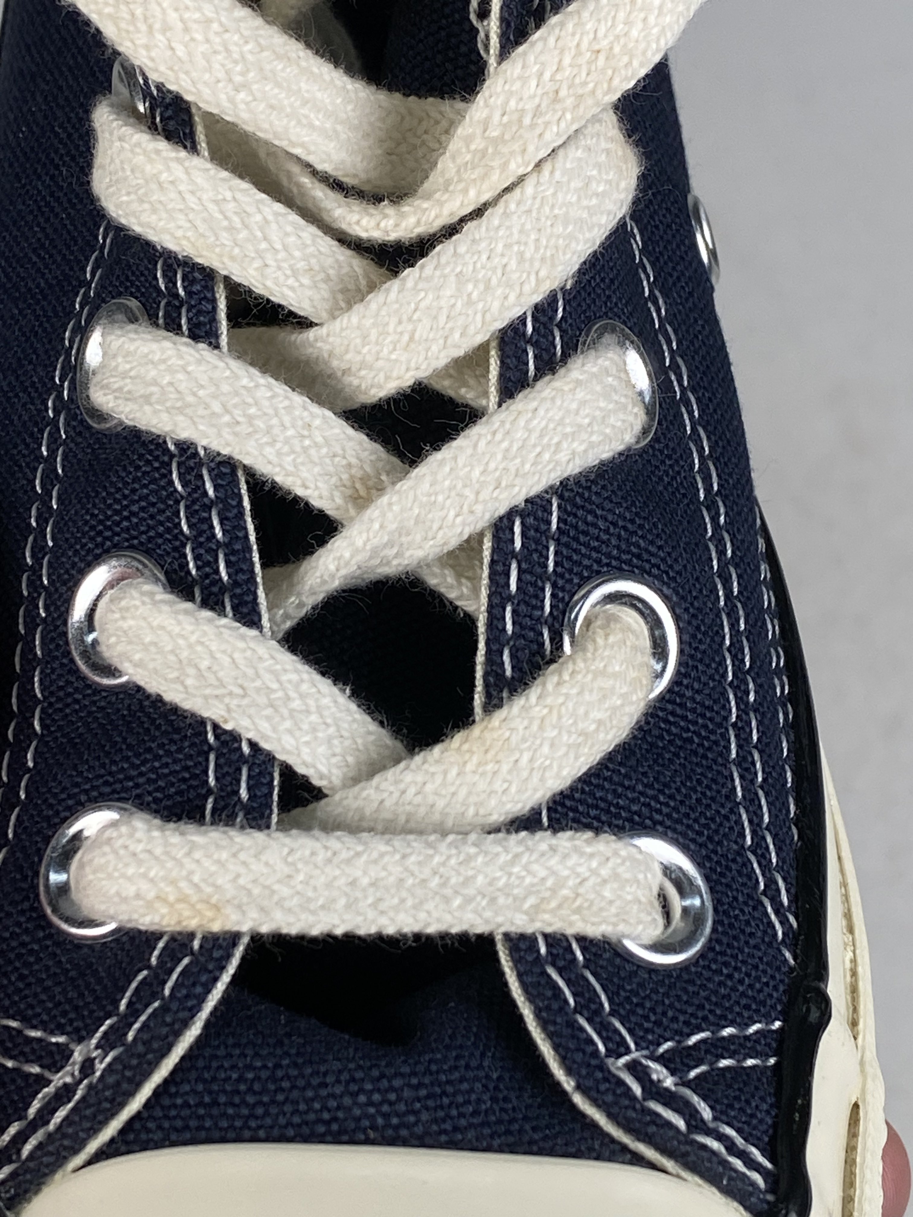 兩腳鞋帶染色、色差&內襯黃斑 164945C M3.5 CONVERSE Chuck Taylor Allstar 70 Hi 高筒 深藍 1970s 帆布 經典 復古