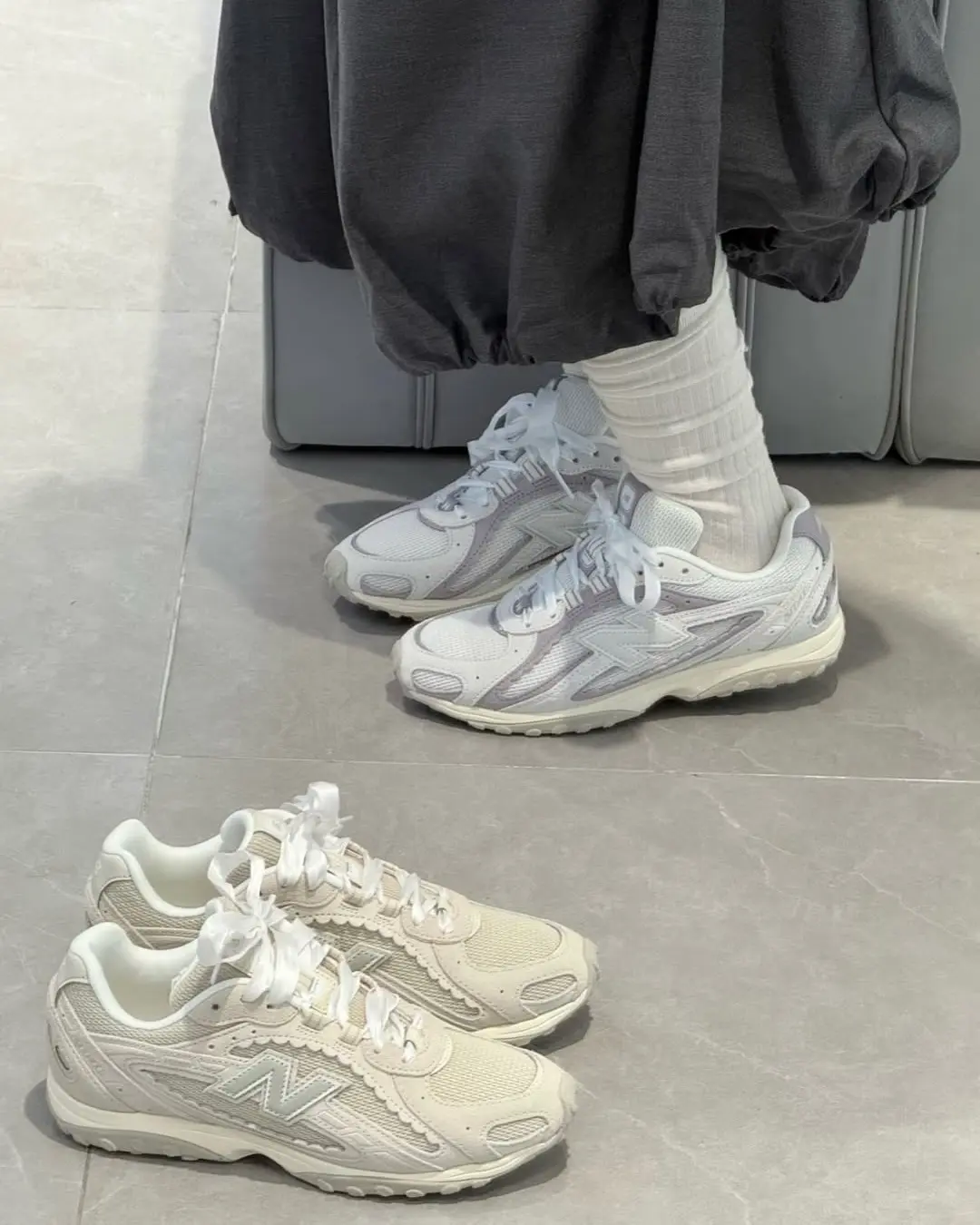 NEW BALANCE 204L 緞帶 花花邊 雙鞋帶 (2色預訂!)