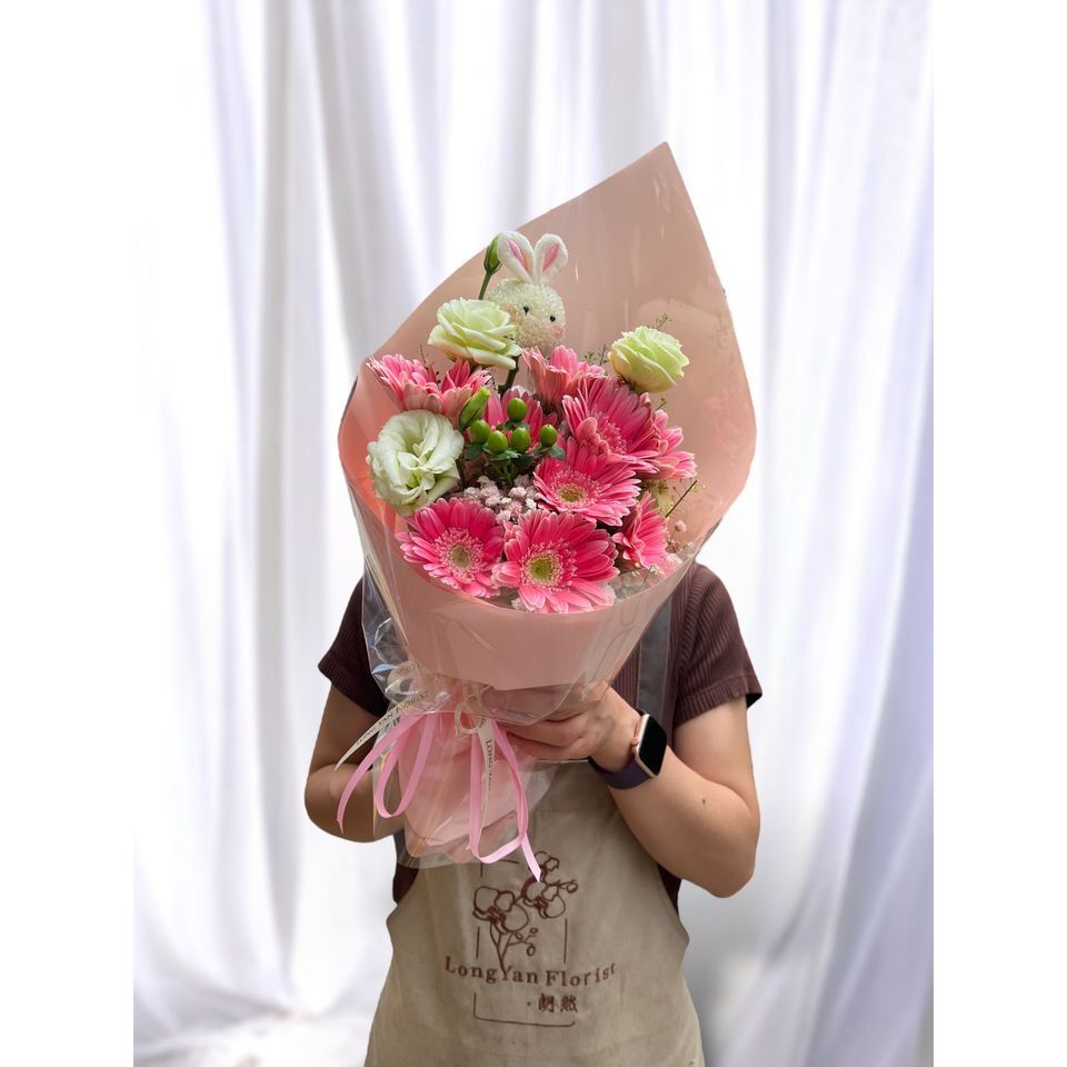 W - 兔兔rabbit花束_RS55051