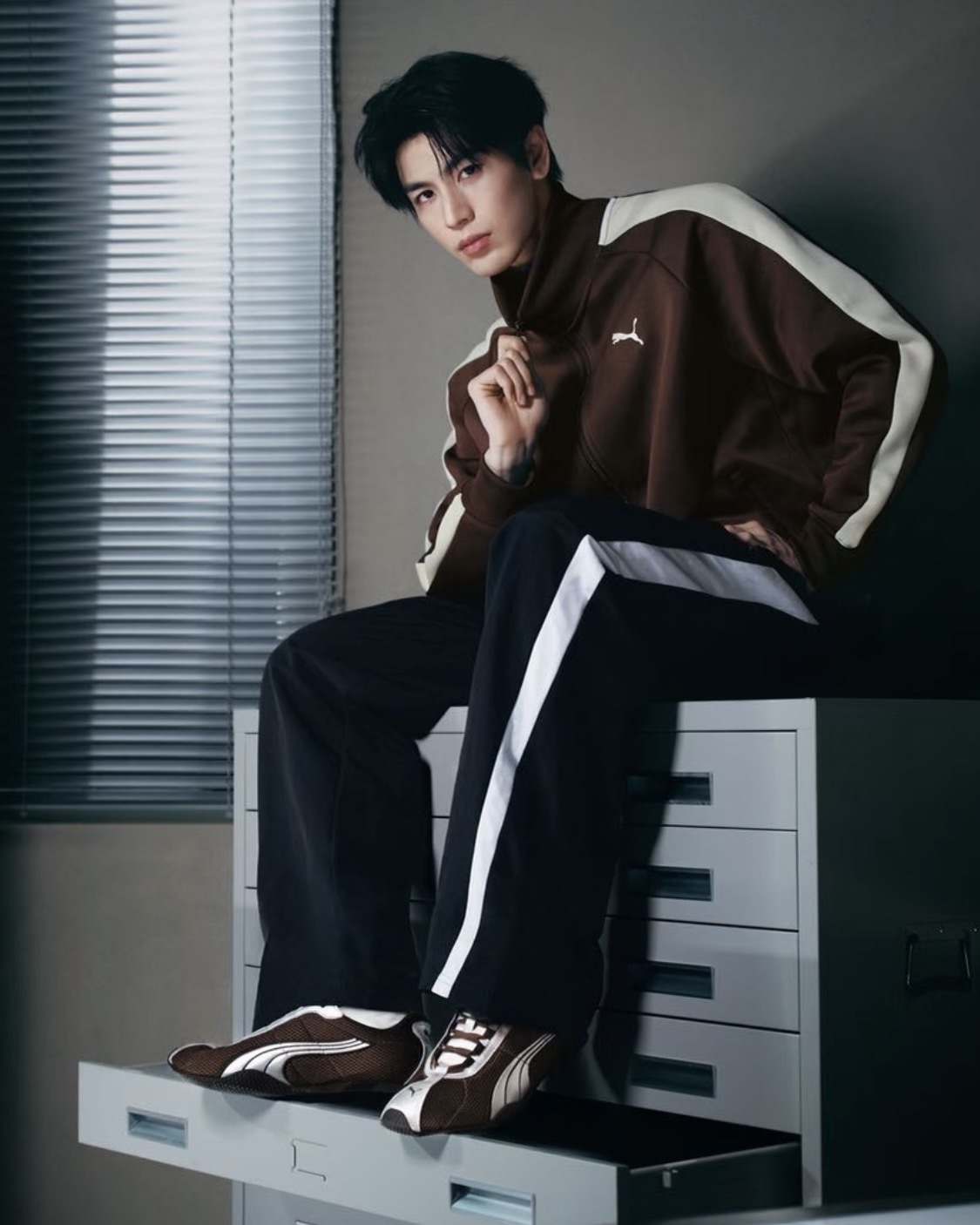 PUMA H-STREET 摩卡棕銀 咖啡色 灰銀 黑色 網面 薄底鞋 ROSÉ同款 張凌赫代言同款 男女鞋 403692-11 / 預購