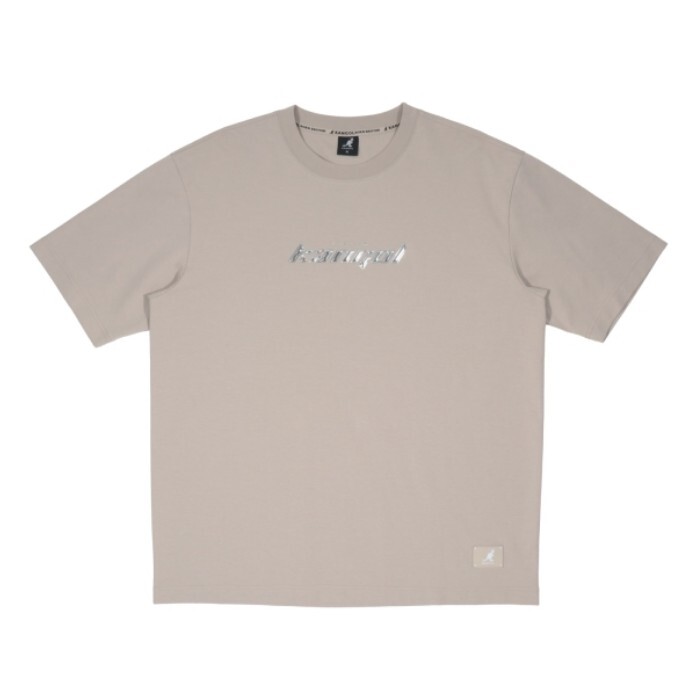 KANGOL 短T 卡其 金屬 LOGO 短袖 上衣 中性 6525100832