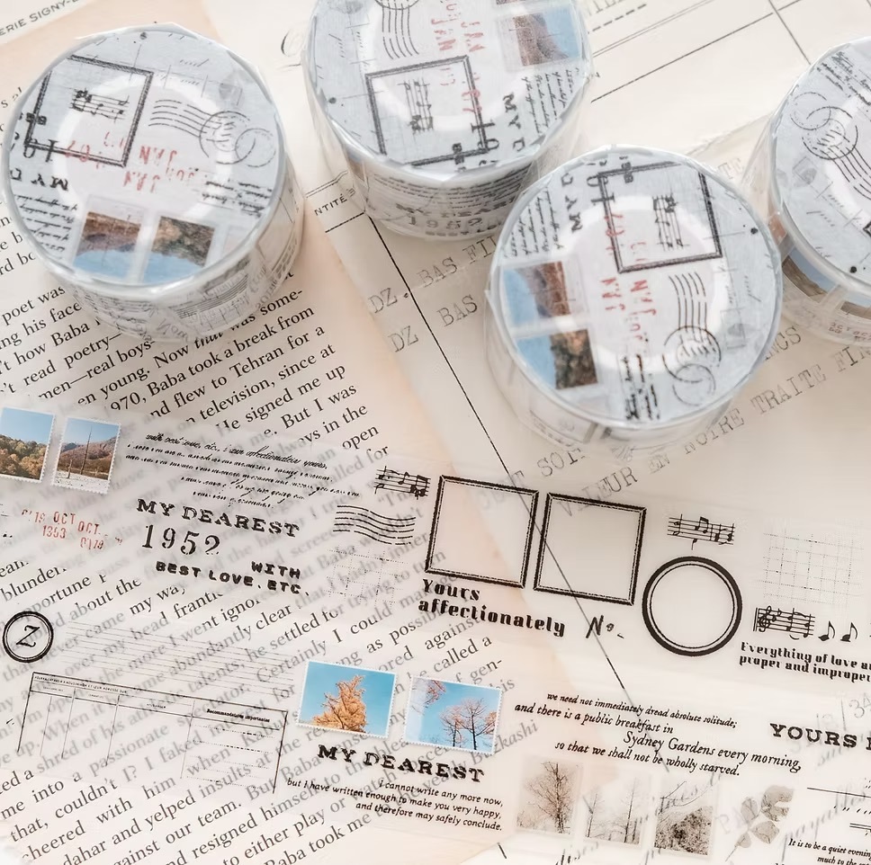 文具人格｜拼貼練習：信 霧面PET