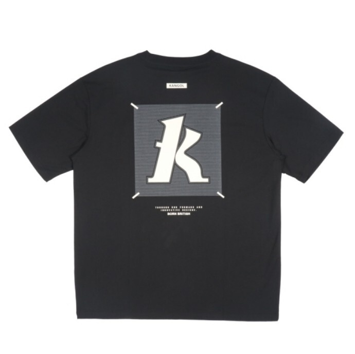 KANGOL 短T 黑色 印花 大LOGO 短袖 中性 6525101620