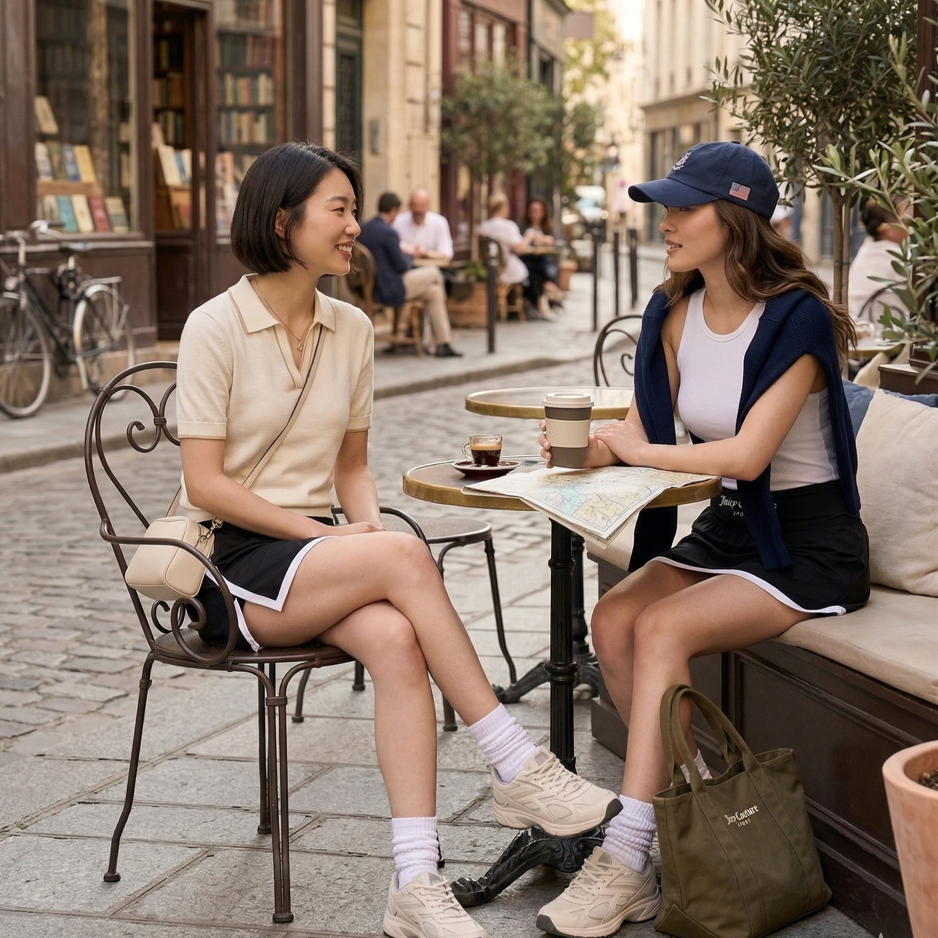 【預購】H033155 Juicy Couture 內置單車短褲運動裙