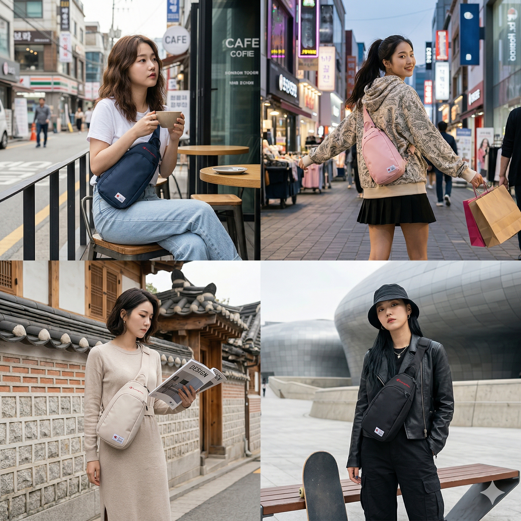 【預購】H033154  Champion 斜跨包