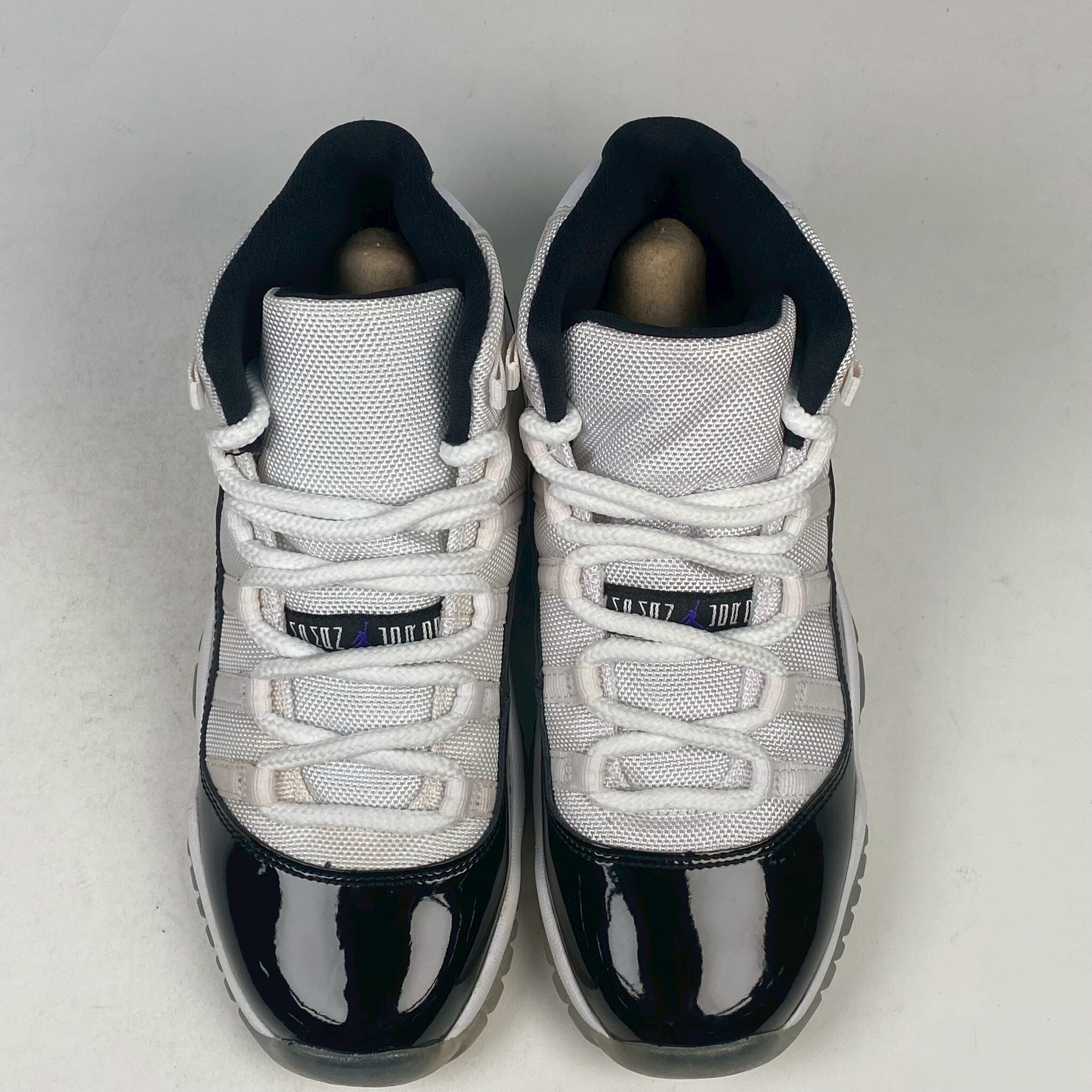兩腳鞋面、大底泛黃 378038-100 5Y Air Jordan 11 「 Concord 」GS 女段