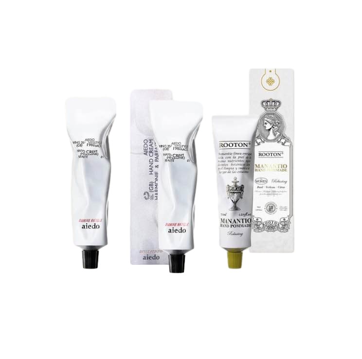 【ROOTON】ROOTON淨粹植潤護手霜50ml + AIEDO滋養奢潤護手霜50ml #雪松清韻+白蘭微光 (共3支) (效期：2027.09)  .