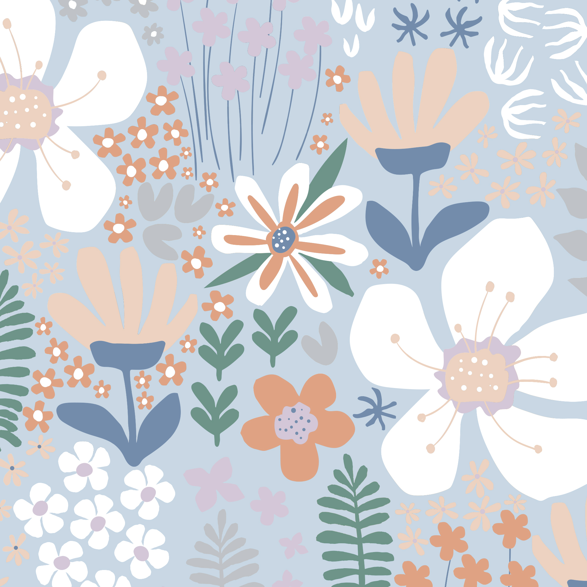 【限定組合✨】水藍花舞(行李織帶掛環+造型行李束帶)