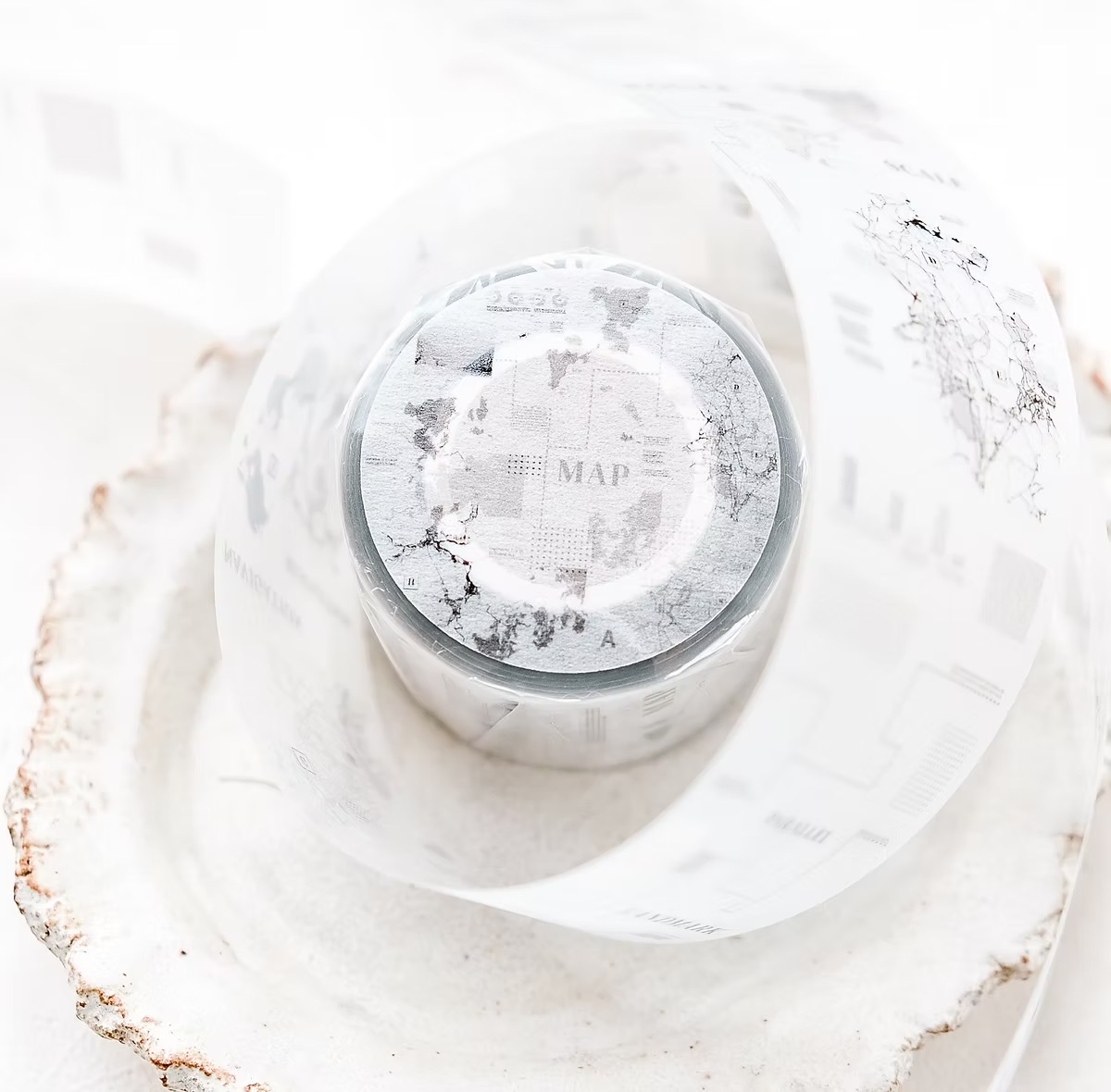 文具人格｜地圖 霧面PET