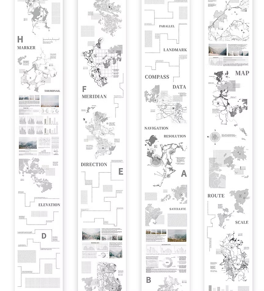 文具人格｜地圖 霧面PET