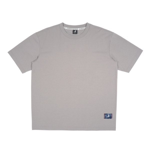 KANGOL 短T 灰色 後背貼布 棒球帽 短袖 中性 6525101712
