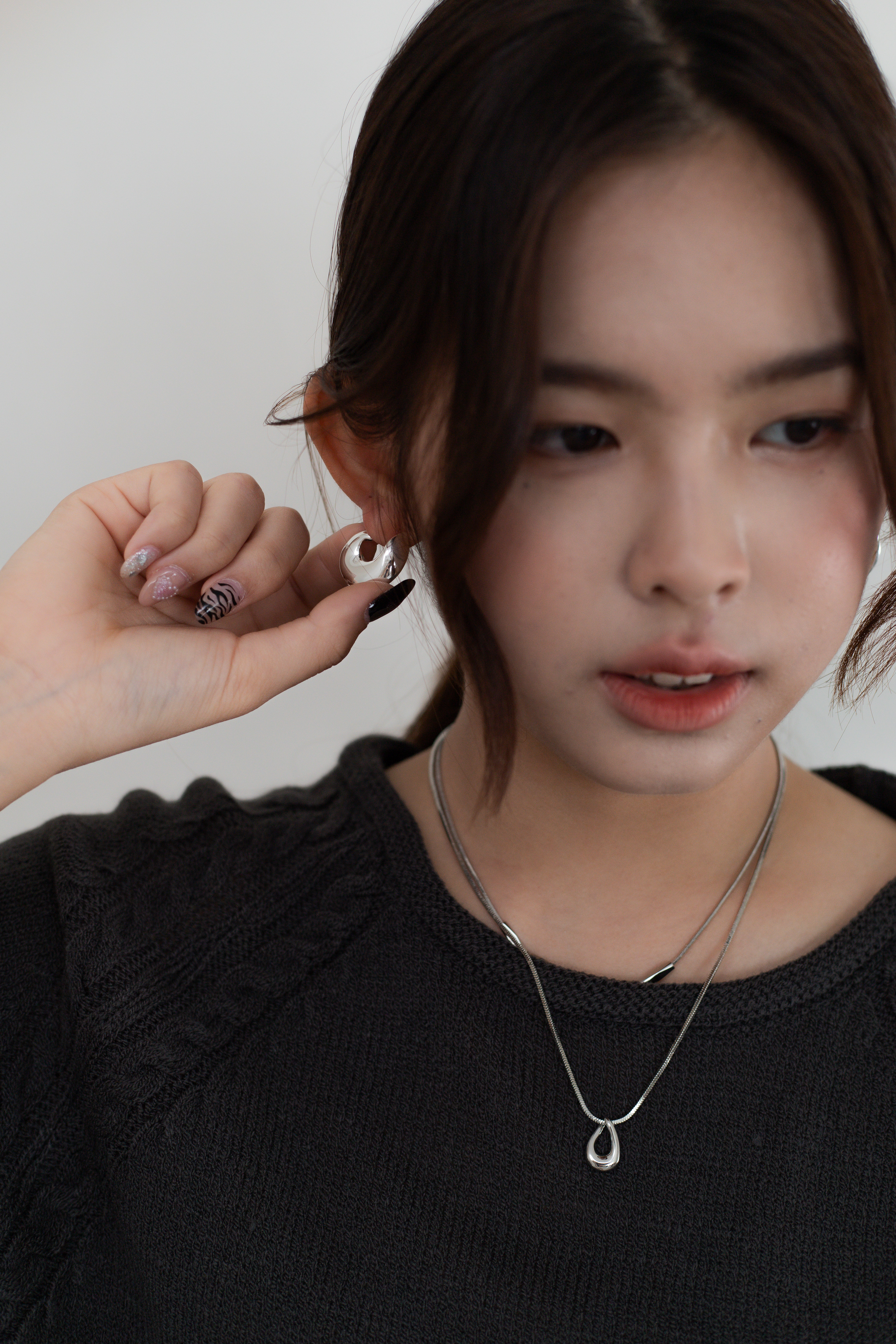 Cham Huggie Earrings- D124