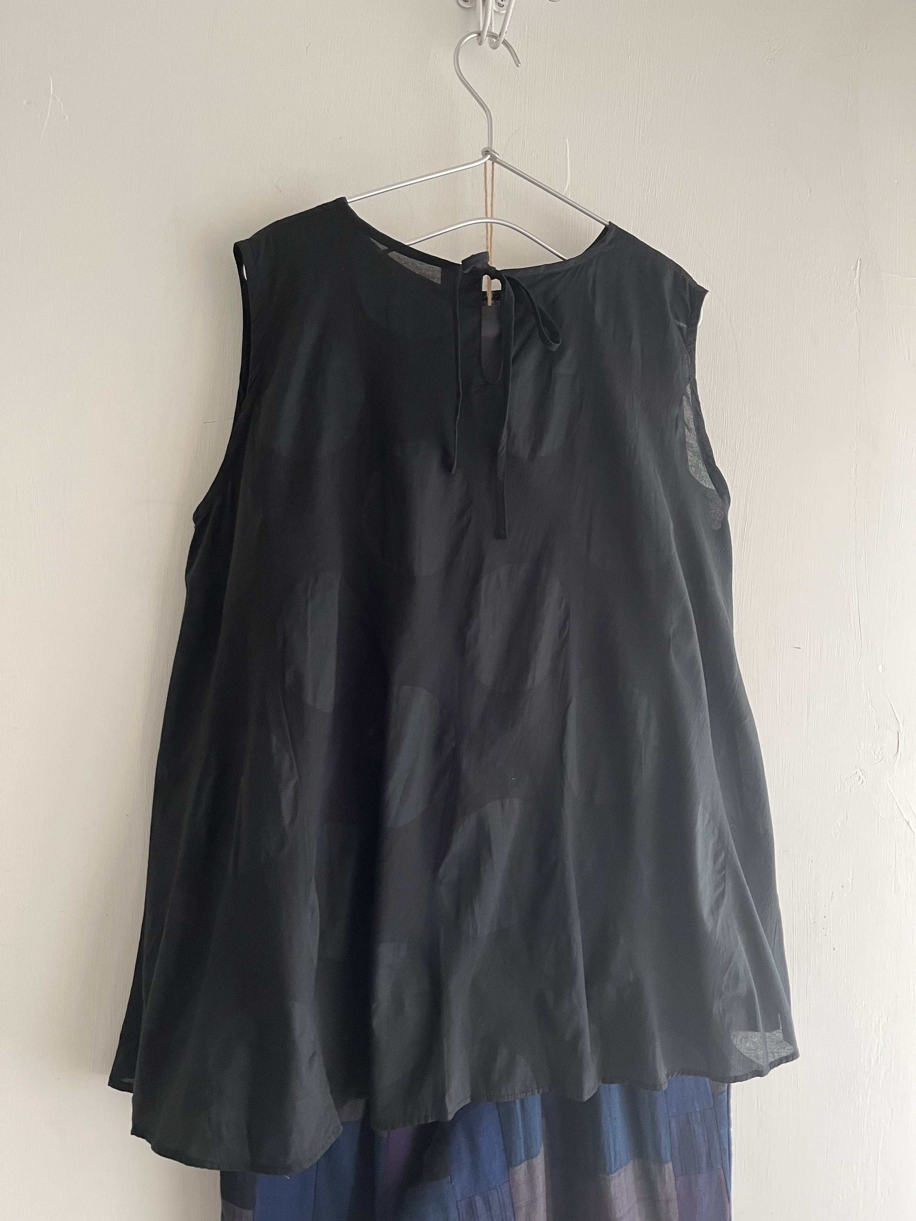 日本製ichi黑色暗波波紋背心