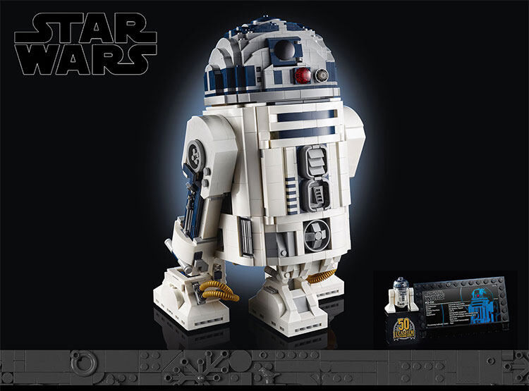 Star Wars R2-D2 Building Set Fit Lego NO BOX NA015