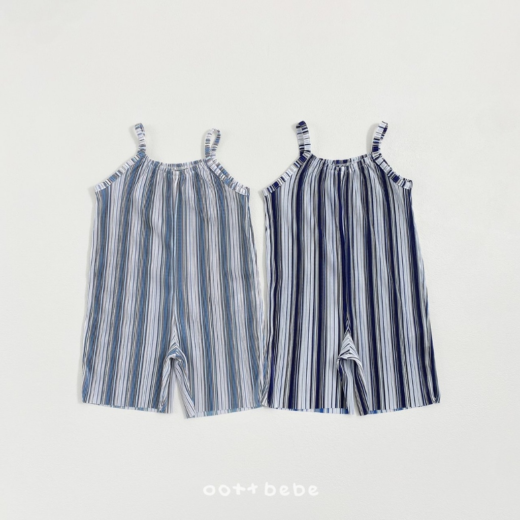 韓國🇰🇷OOTTBEBE 海洋百褶吊帶褲(XS-XL)