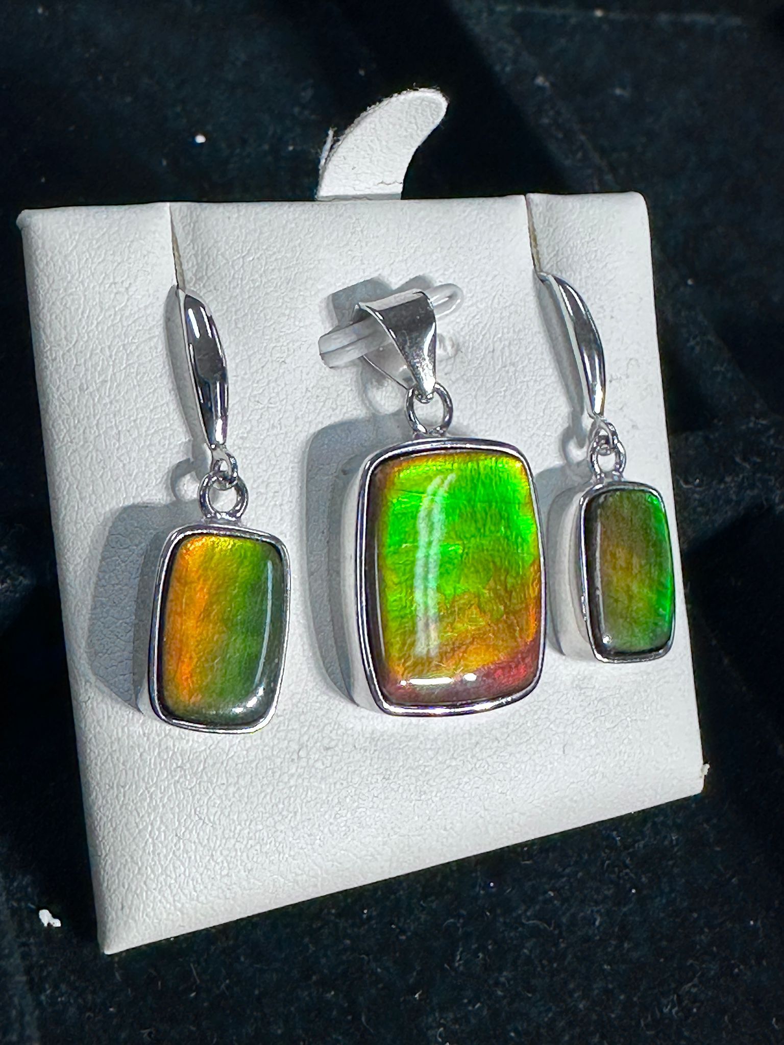 RX02 加拿大斑彩 吊咀耳環套裝2