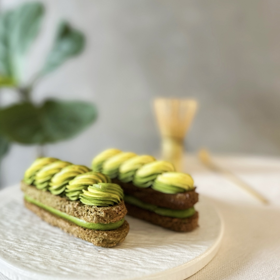 🌿 青 · 抹茶百香果達克瓦茲