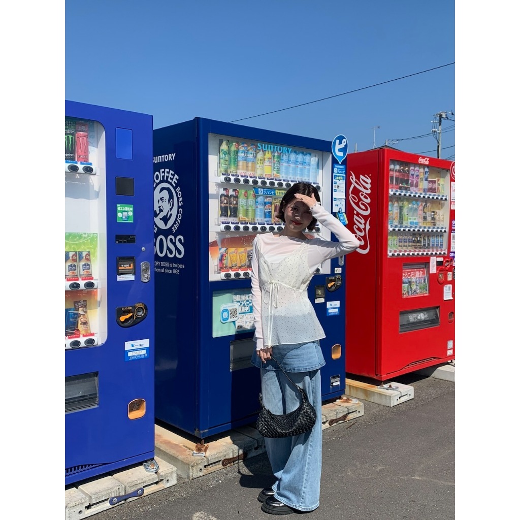 【imfine】超彈力可拆片裙牛仔褲 #A3104